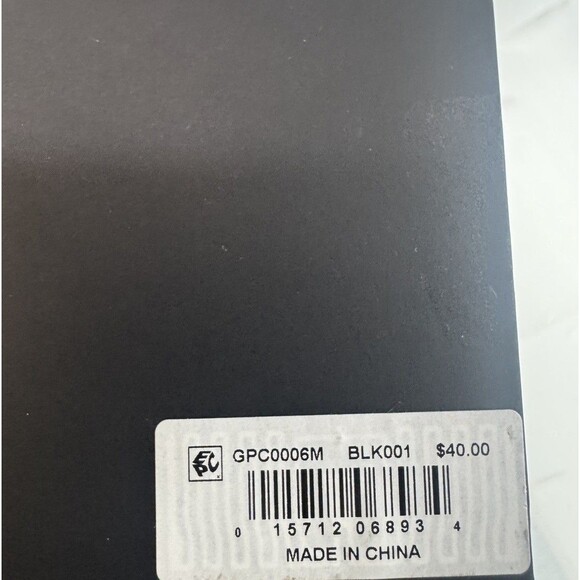 Perry Ellis Black Coated Cuff Links - Picture 6 of 6